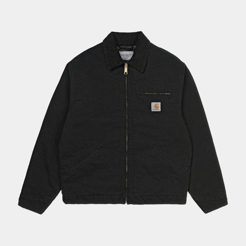 Carhartt WIP OG Detroit Winter Jacket | Black-I027358-00E -kular