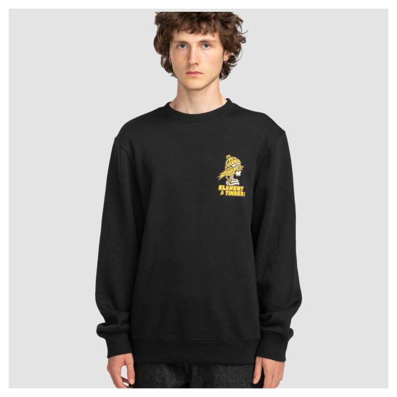 Element x Timber Men's Birds Eye Crew Sweatshirt | Black or Green