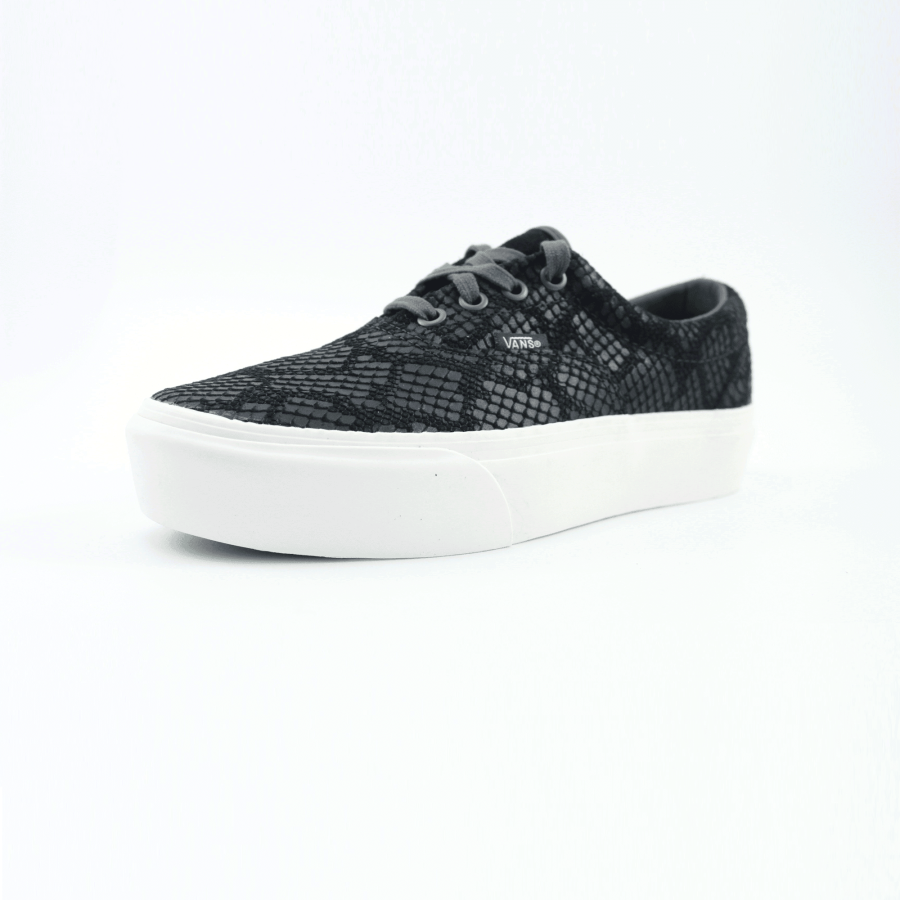 Vans Women's Animal Era Platform Shoes Black