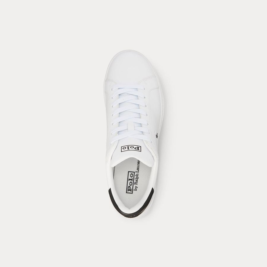 Polo Ralph Lauren Heritage Court II Leather Sneaker White