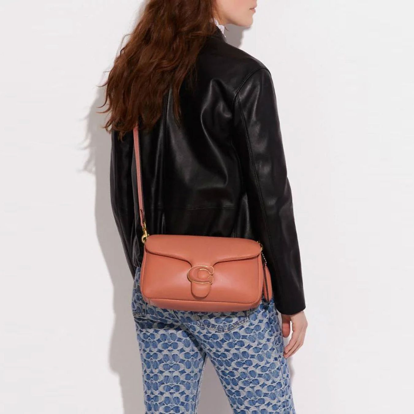 Coach Pillow Tabby Shoulder Bag 26 Coral