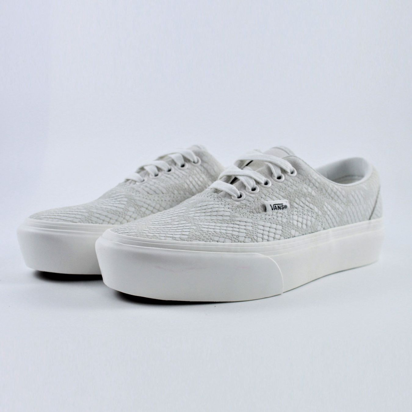 Vans Women's Animal Era Platform Shoes White